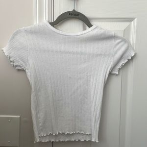 Brandy Melville Plain White Top